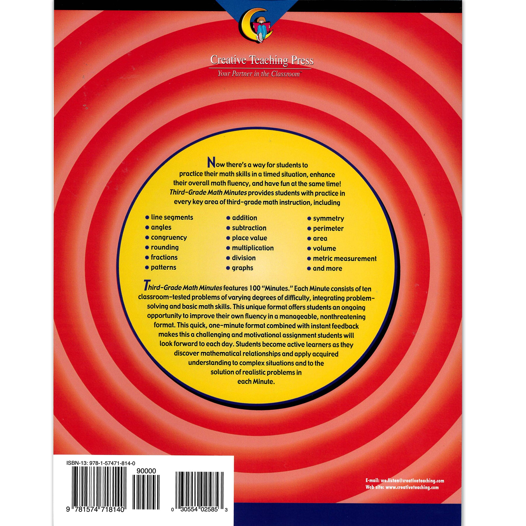 Math Minutes Book, Grade 3