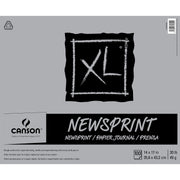 XL Series Newsprint Pad, Tape Binding, 100 Sheet, 14x17 inch, 1 Count