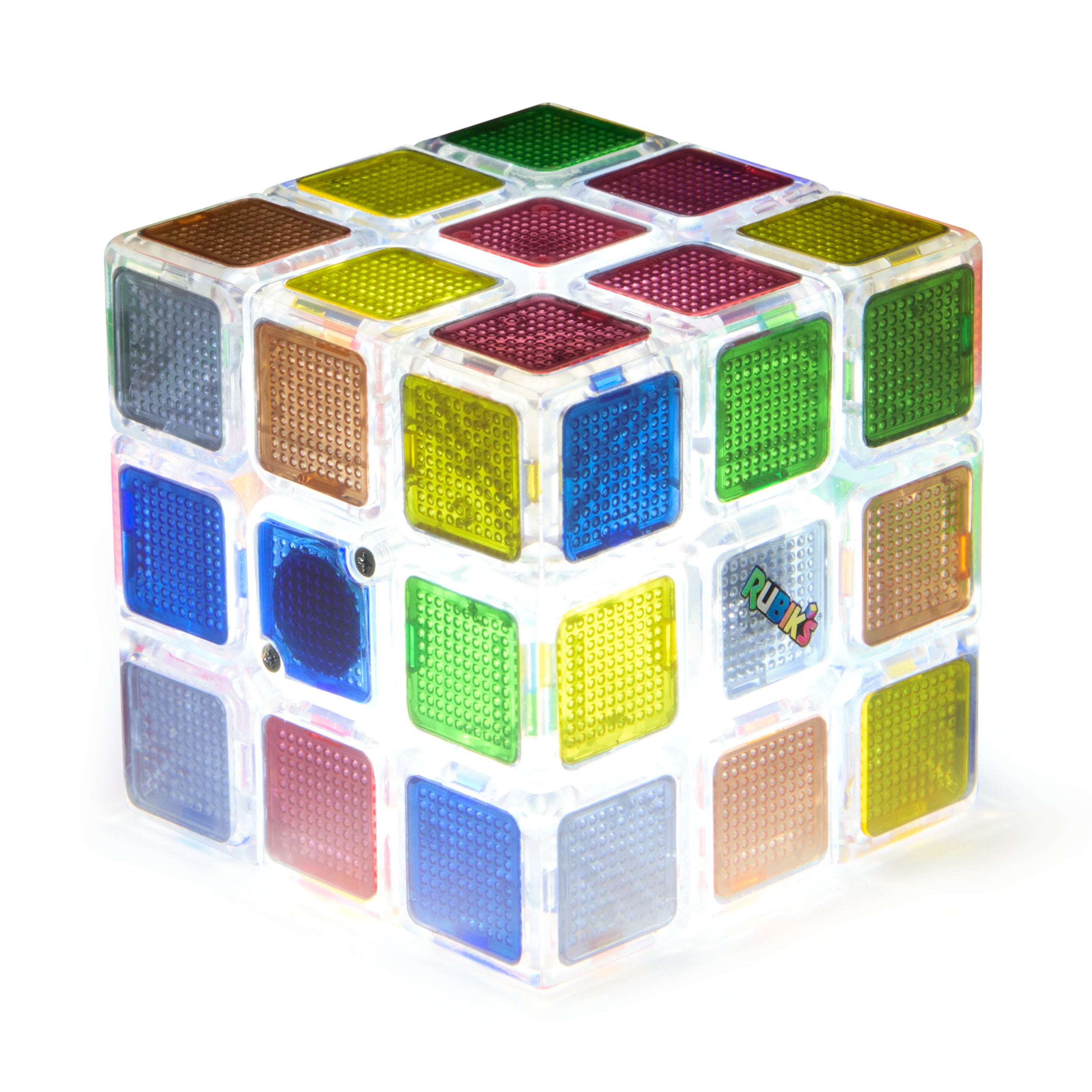 Rubik’s Cube, Pulse Cube, Light-Up Brain Teaser Puzzle for Speed Cubers, Solve the Puzzle Before the Lights Turn Off, Problem-Solving Brain Teaser & Fidget Toy for Adults, Teens, Kids Ages 8 & Up