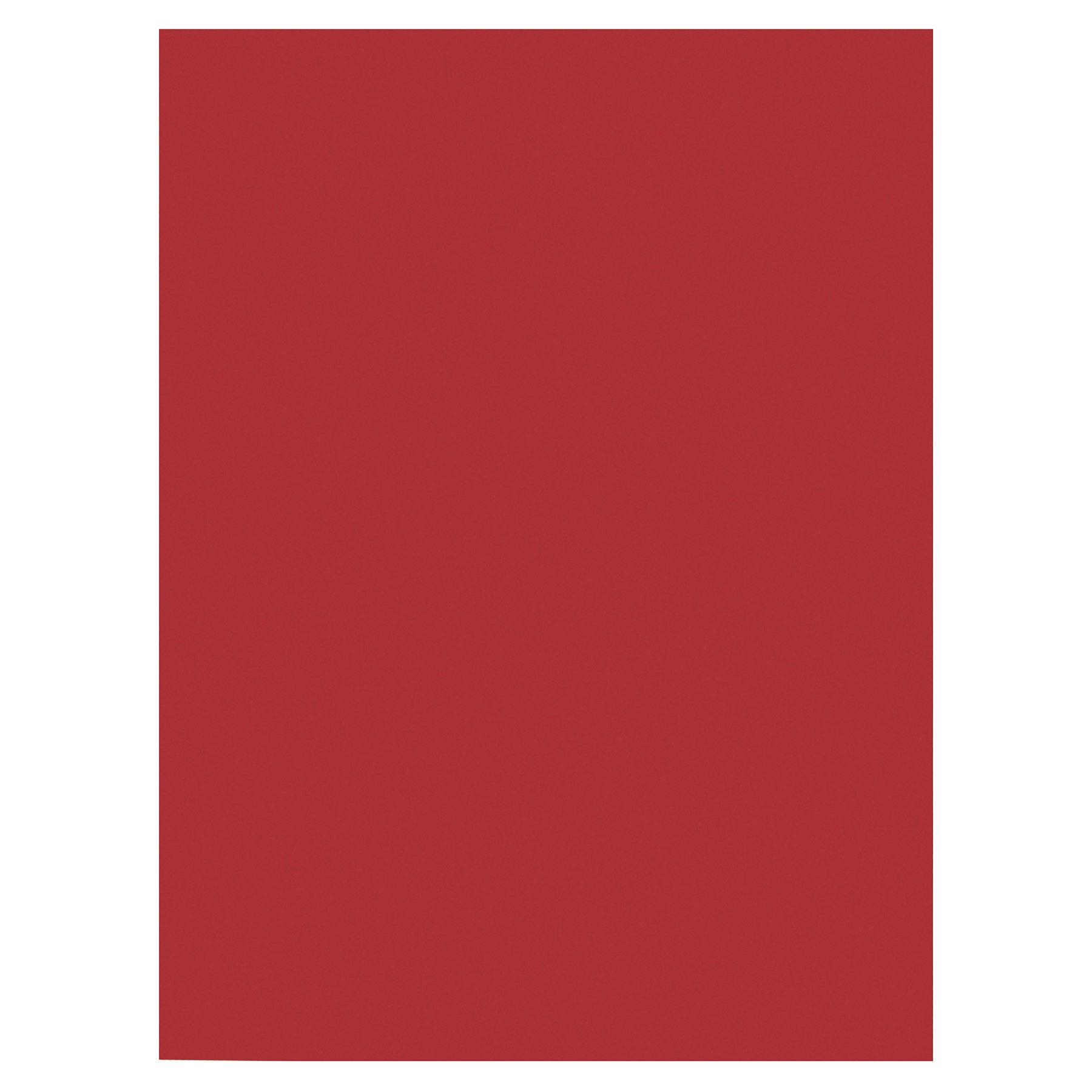Construction Paper, Medium Weight, Holiday Red, 9" x 12", 50 Sheets