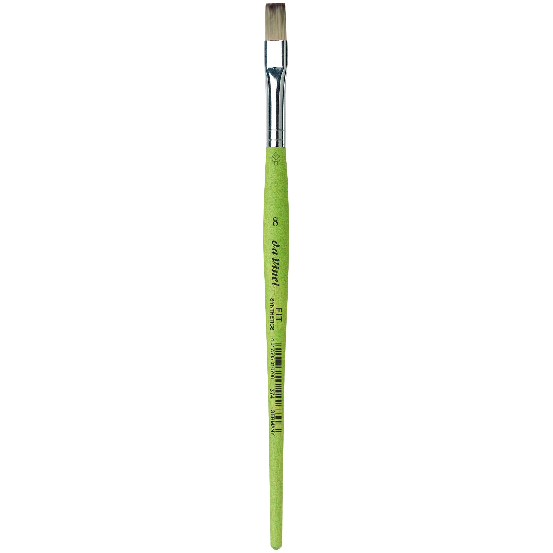 FIT Synthetics Student Brush, Synthetic, Acrylic & Tempera, Flat, Series 374, Size 8