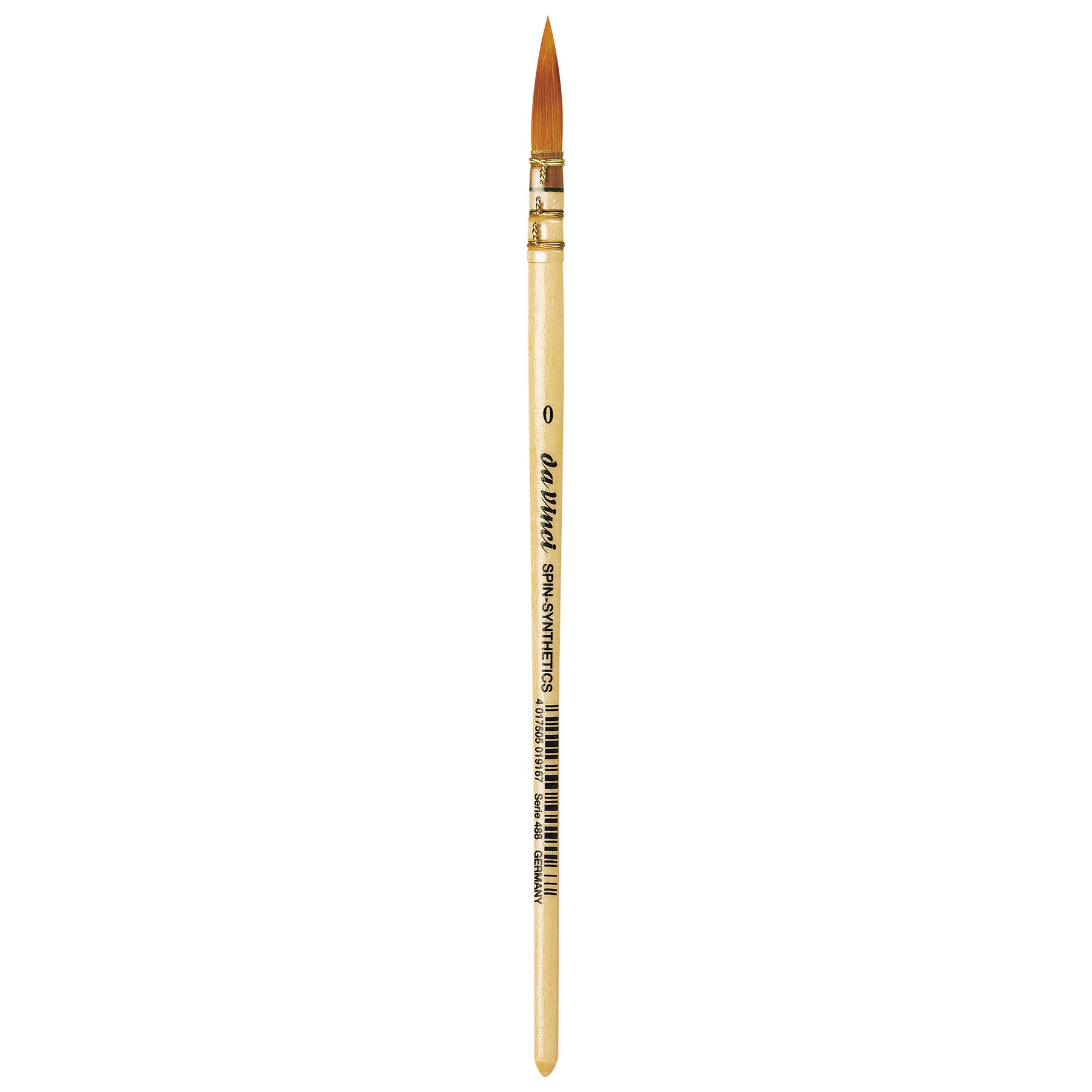 COSMOTOP-SPIN Quill Brush, Synthetic, Watercolor & Indian Ink, Round, Series 488, Size 0