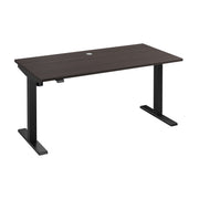 Bush Business Furniture Move 40 Series 60W x 30D Electric Height Adjustable Standing Desk in Storm Gray with Black Base - 59.45" Width x 29.37" Depth x 28.17" Height