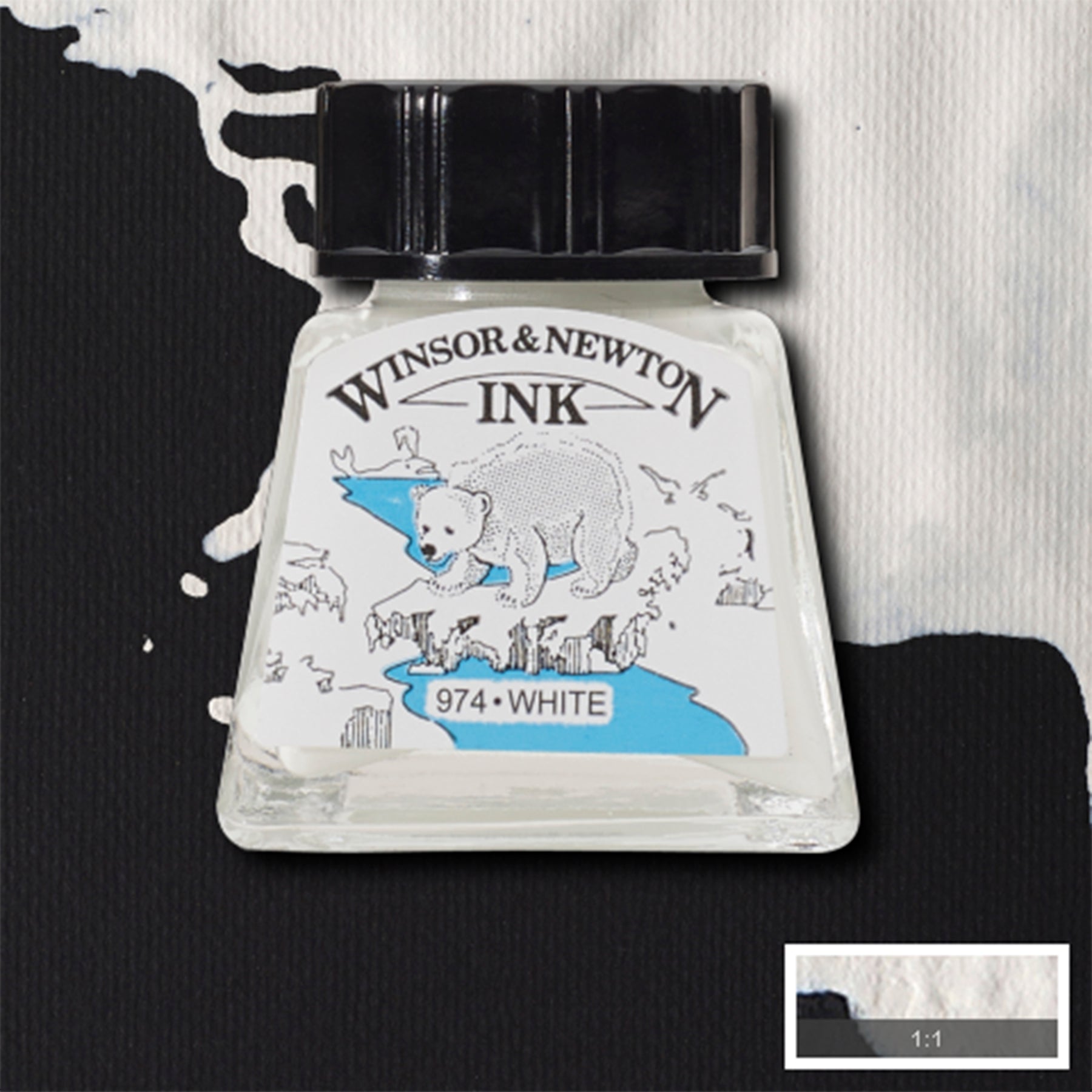 Draw Ink 14ml bottle - White