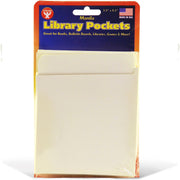 Library Pockets - Manila Self Adhesive, Deep Low Back – 50ct.