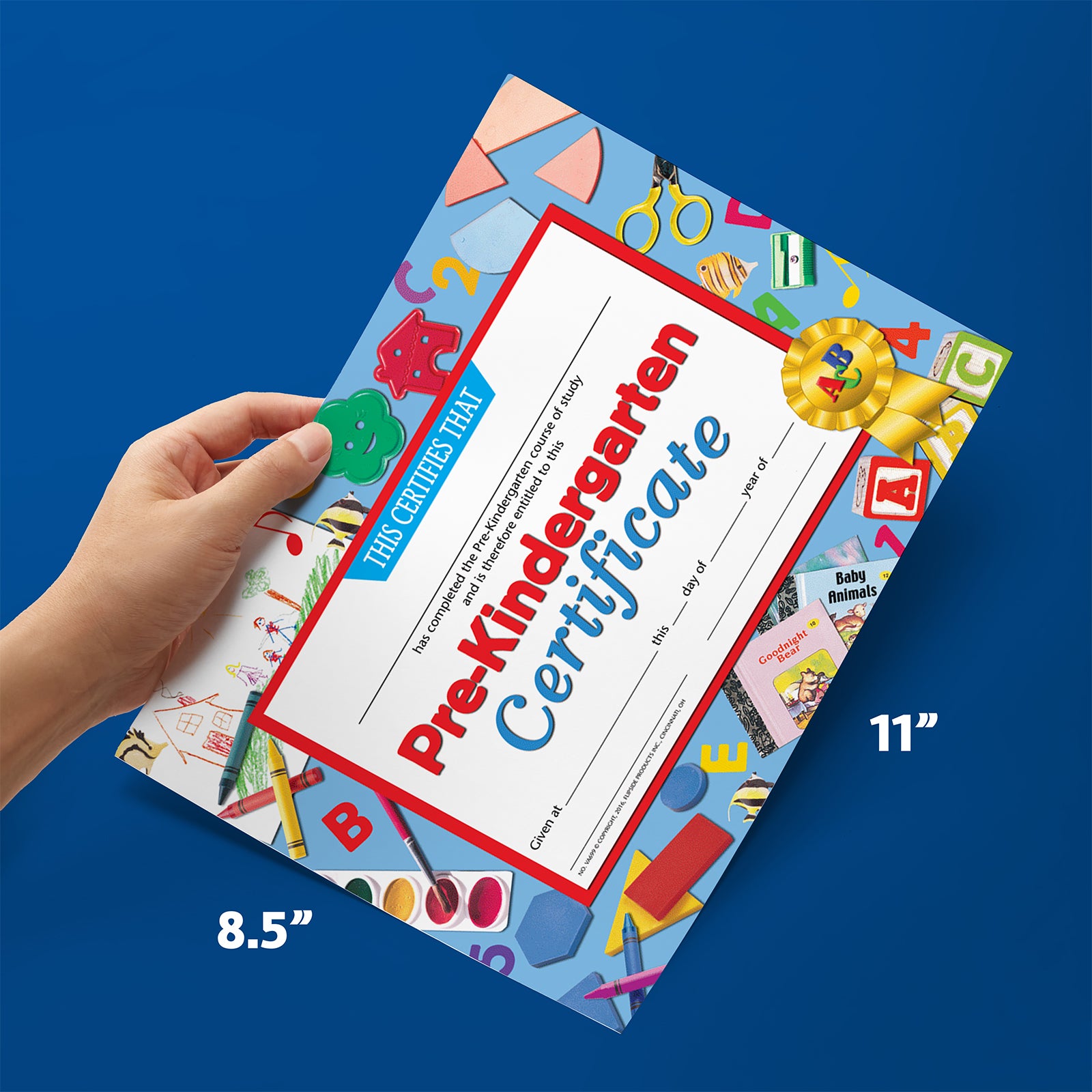 Pre-Kindergarten Certificate, 8.5" x 11", Pack of 30
