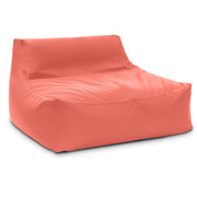 Jaxx Lavista Outdoor Bean Bag Loveseat / Modern Patio Sofa, Flamingo
