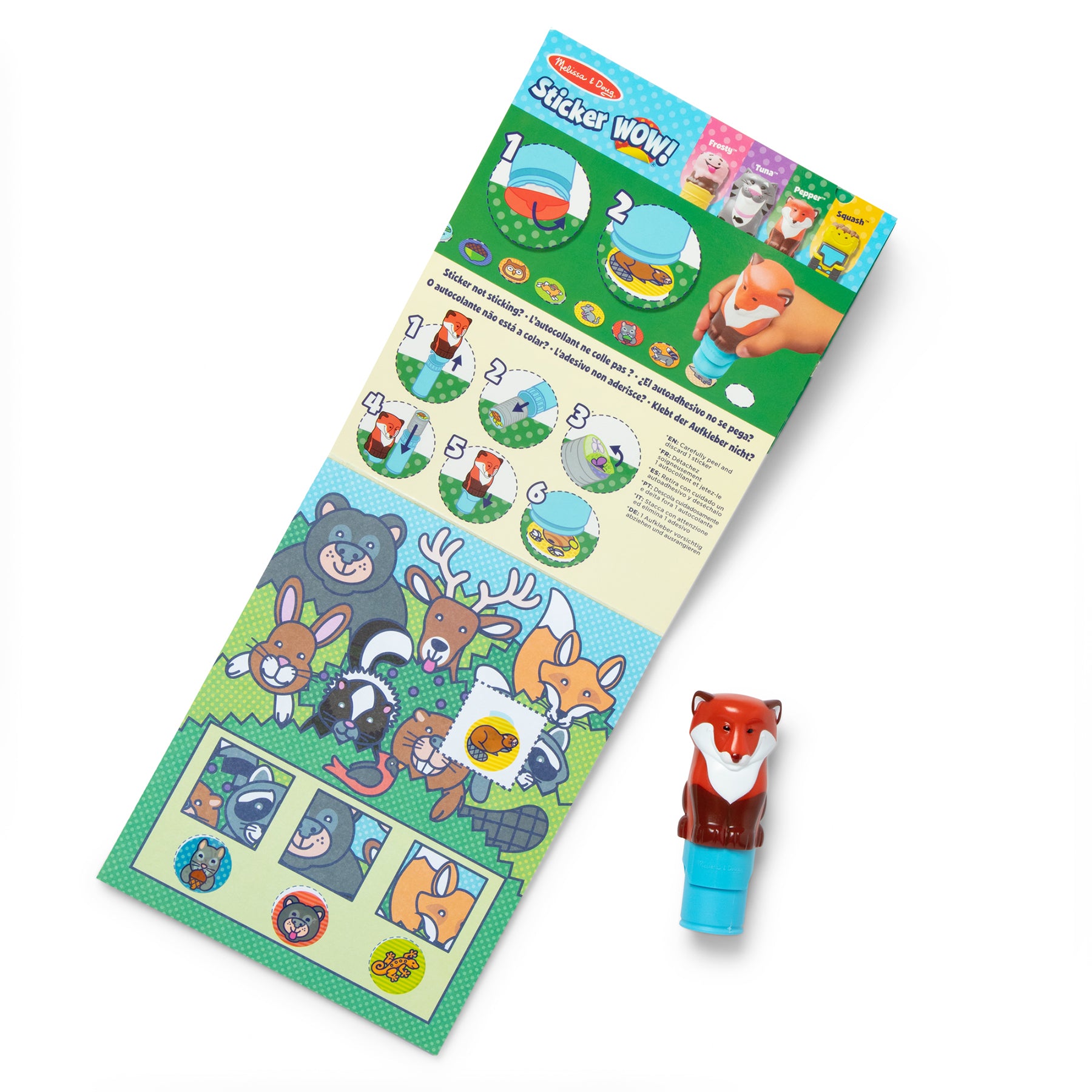 Sticker WOW! Activity Pad & Sticker Stamper - Fox