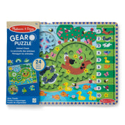Animal Chase I-Spy Wooden Gear Puzzle