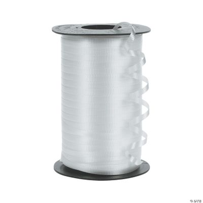 White Curling Ribbon - 1 Piece