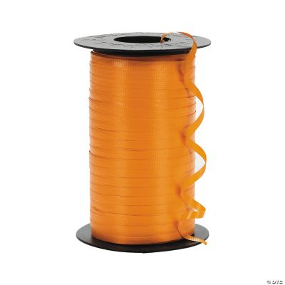 Orange Curling Ribbon - 1 Piece