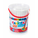 Joy Fine Tip Felt Tip Washable Pens Box - 100 Pieces