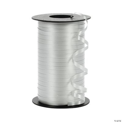 Silver Curling Ribbon - 1 Piece
