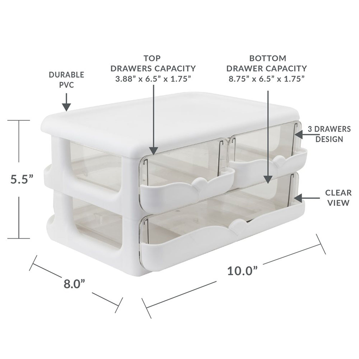 SORTOPIA 3-DRAWER CRAFT ORGANIZER