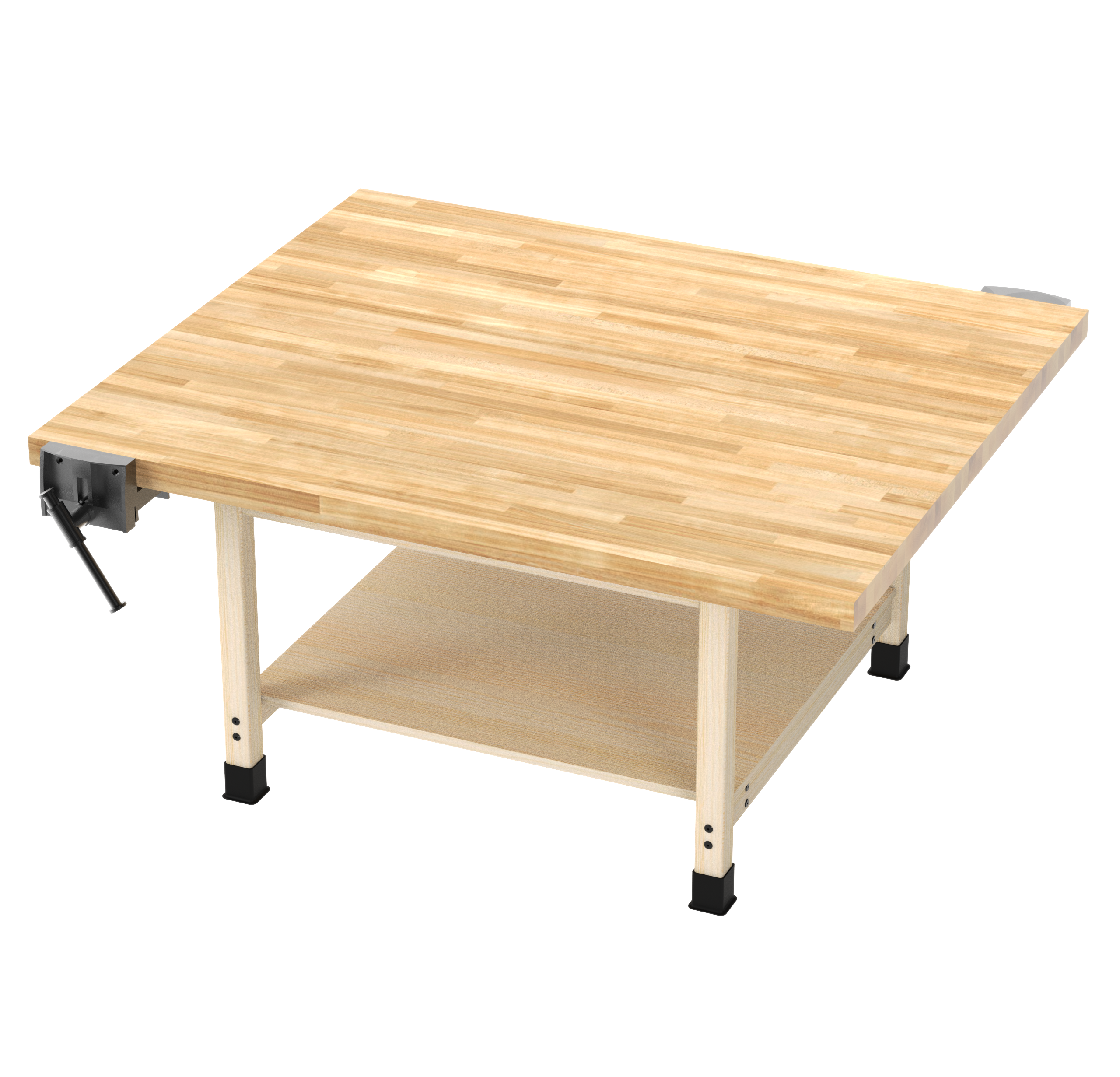 Forum Fixed Workbench W/2 Vises