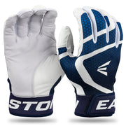 Easton Adult Mav Gt Batting Gloves - Small - White/Navy