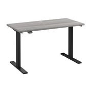 Bush Business Furniture Move 60 Series 48W x 24D Electric Height Adjustable Standing Desk in Platinum Gray with Black Base - 47.6" Width x 23.62" Depth x 47.69" Height