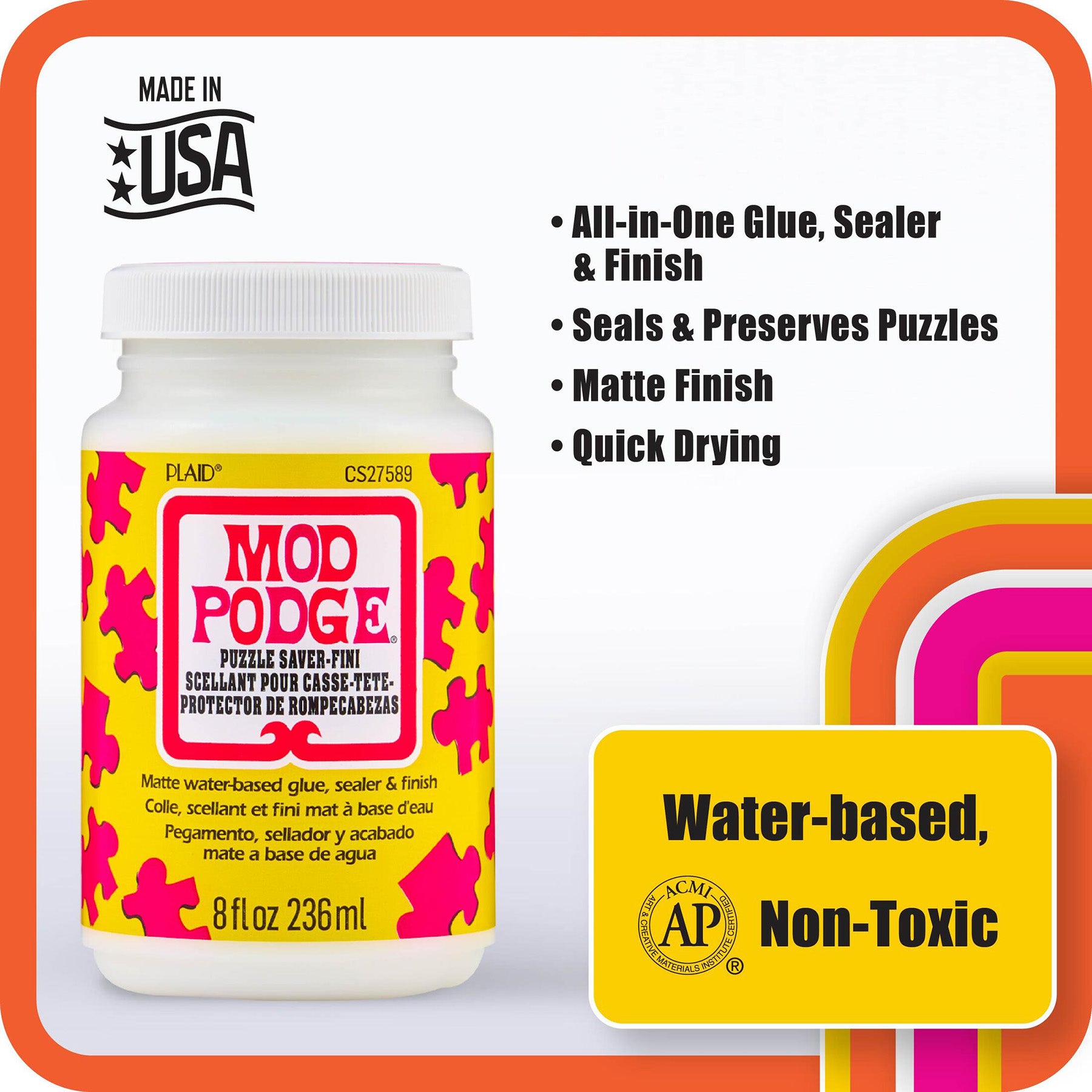 Puzzle Saver, Matte, 8oz.
