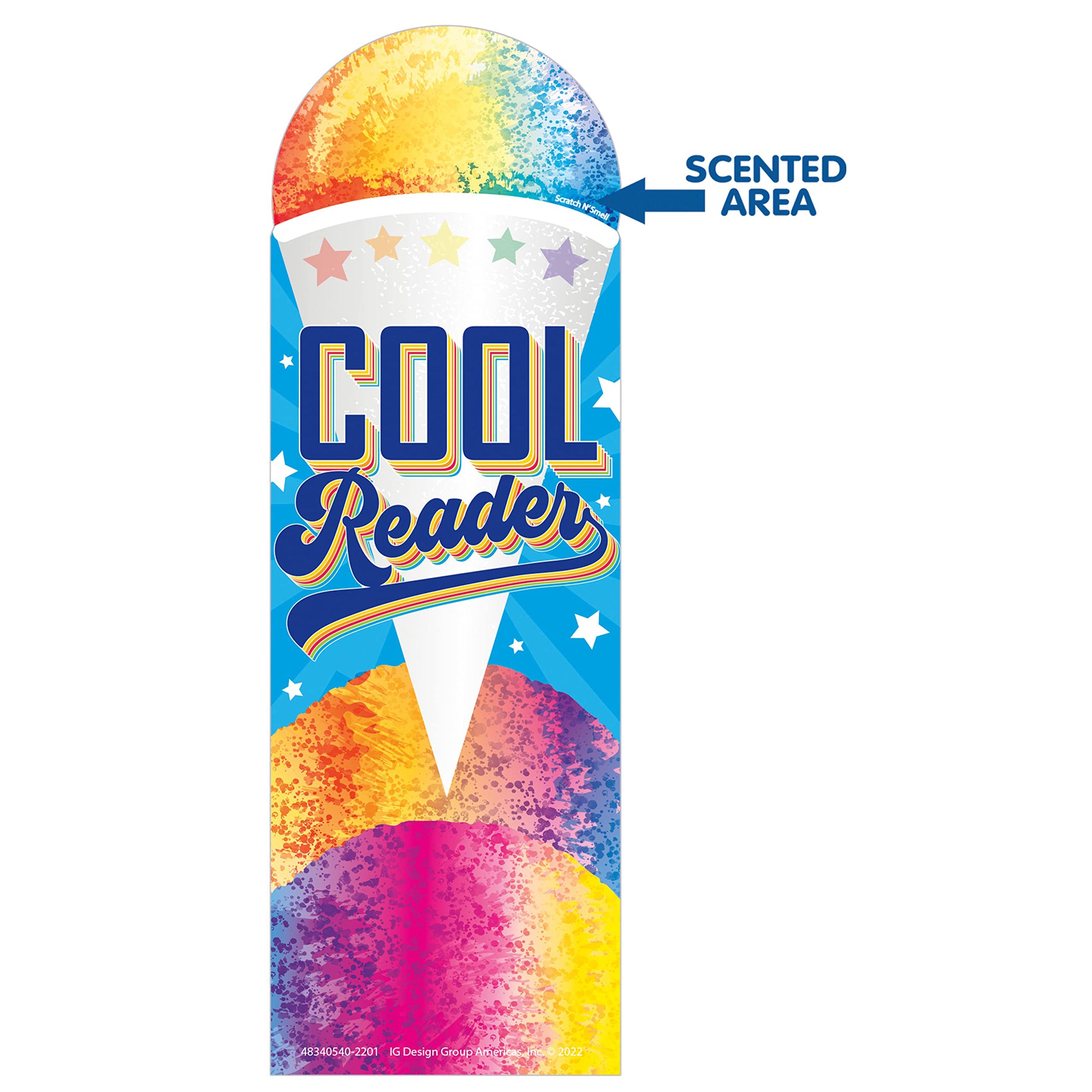 Cool Reader Snow Cone Scented Bookmarks, Pack of 24
