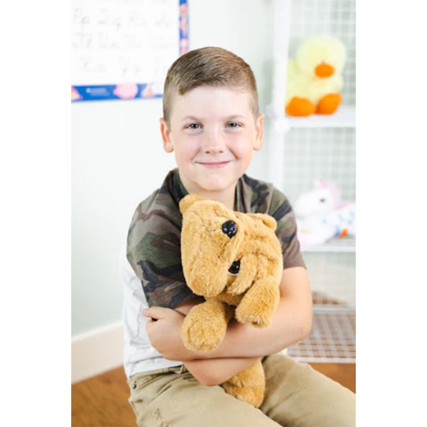 Happy Hugs Sensory Weighted Plush Bulldog