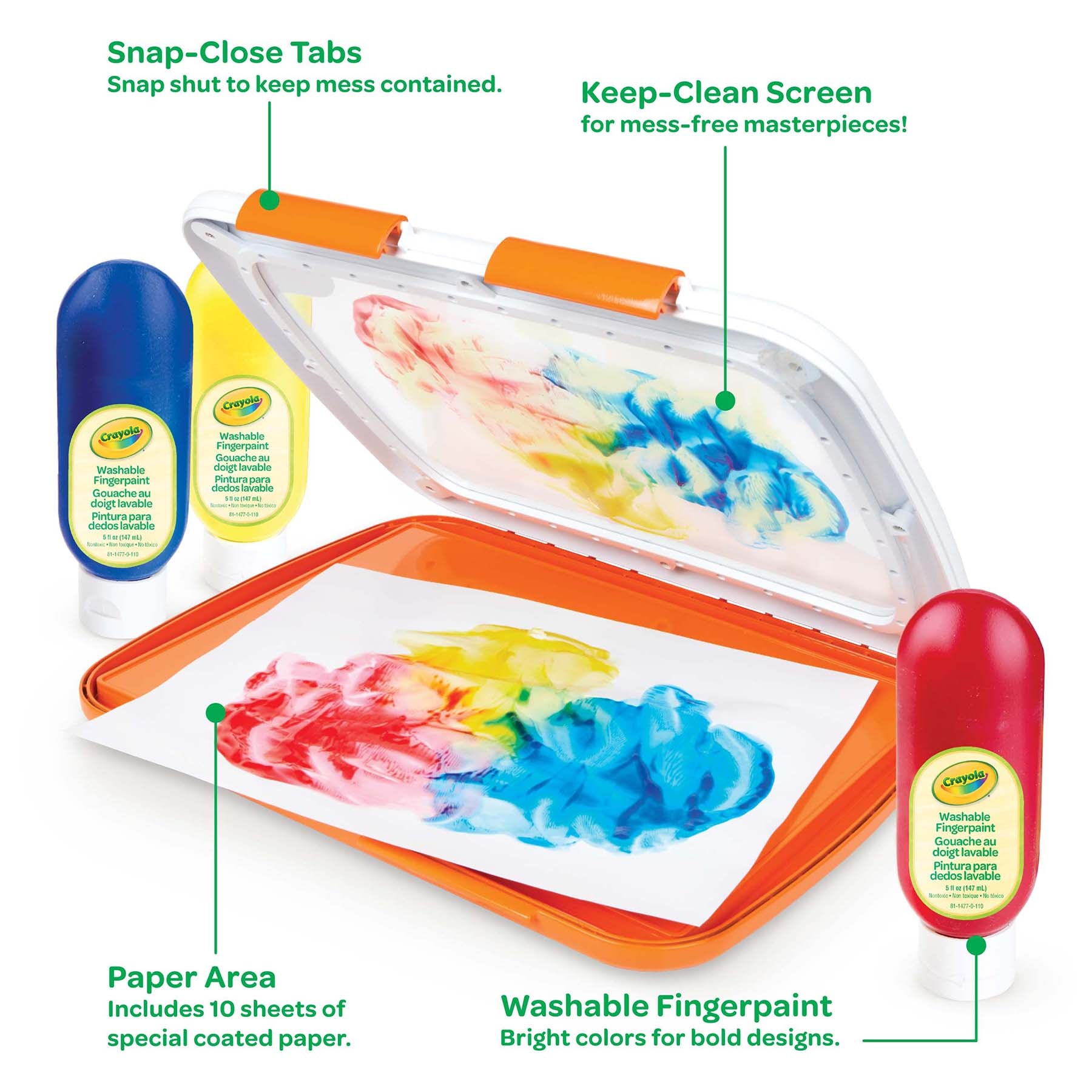 Easy-Clean Fingerpaint