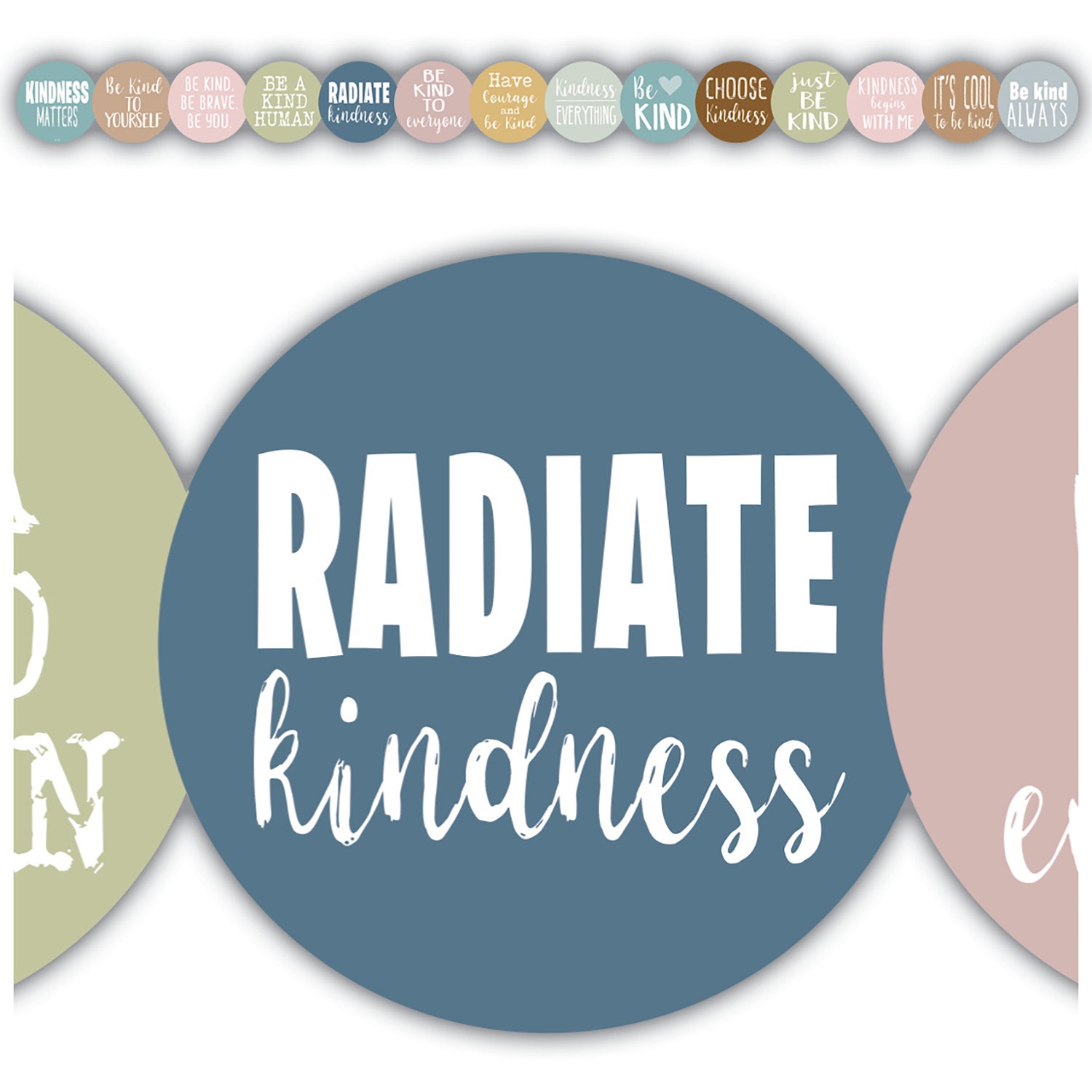 Everyone is Welcome Kindness Border Trim, 35 Feet
