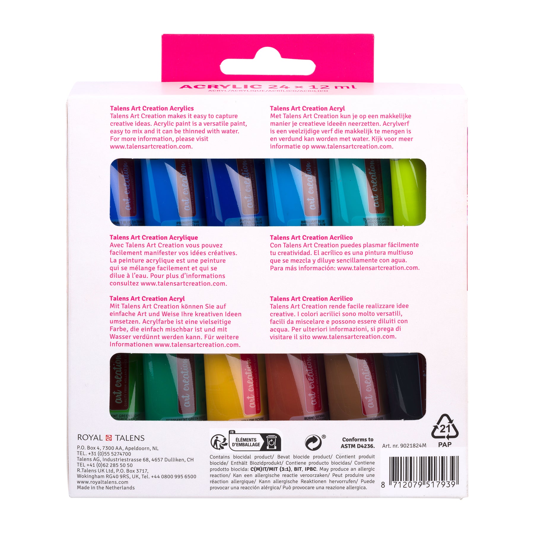 Acrylic Set, 24 x 12mL