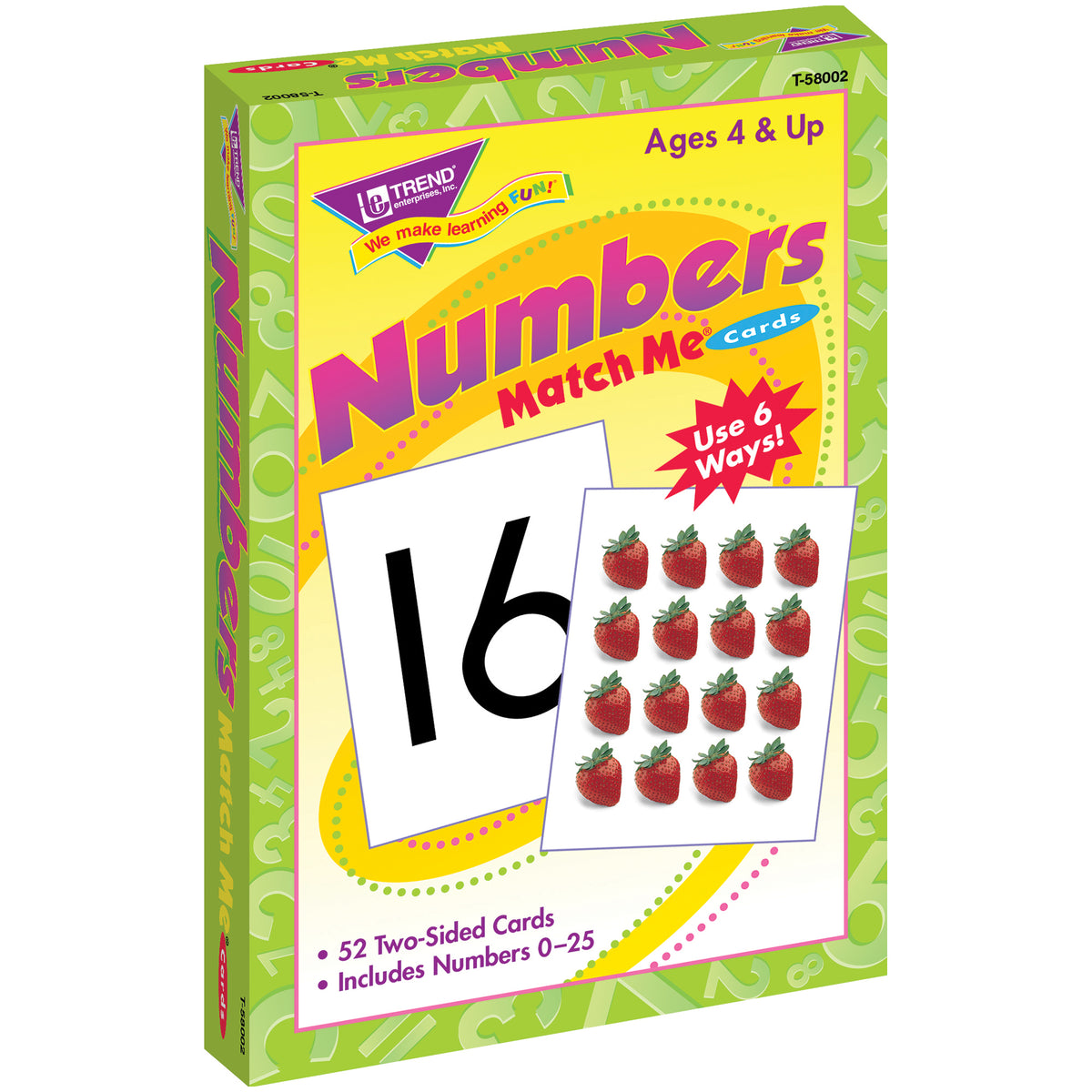 MATCH ME CARDS NUMBERS 0-25 52/BOX