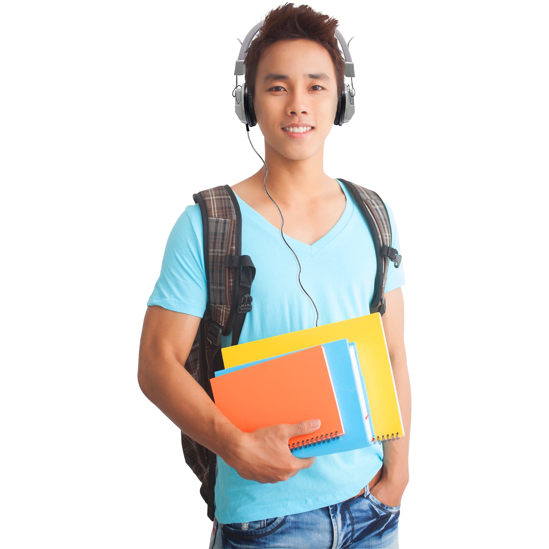 SchoolMate Deluxe Stereo Headphone with 3.5 mm Plug and Volume Control