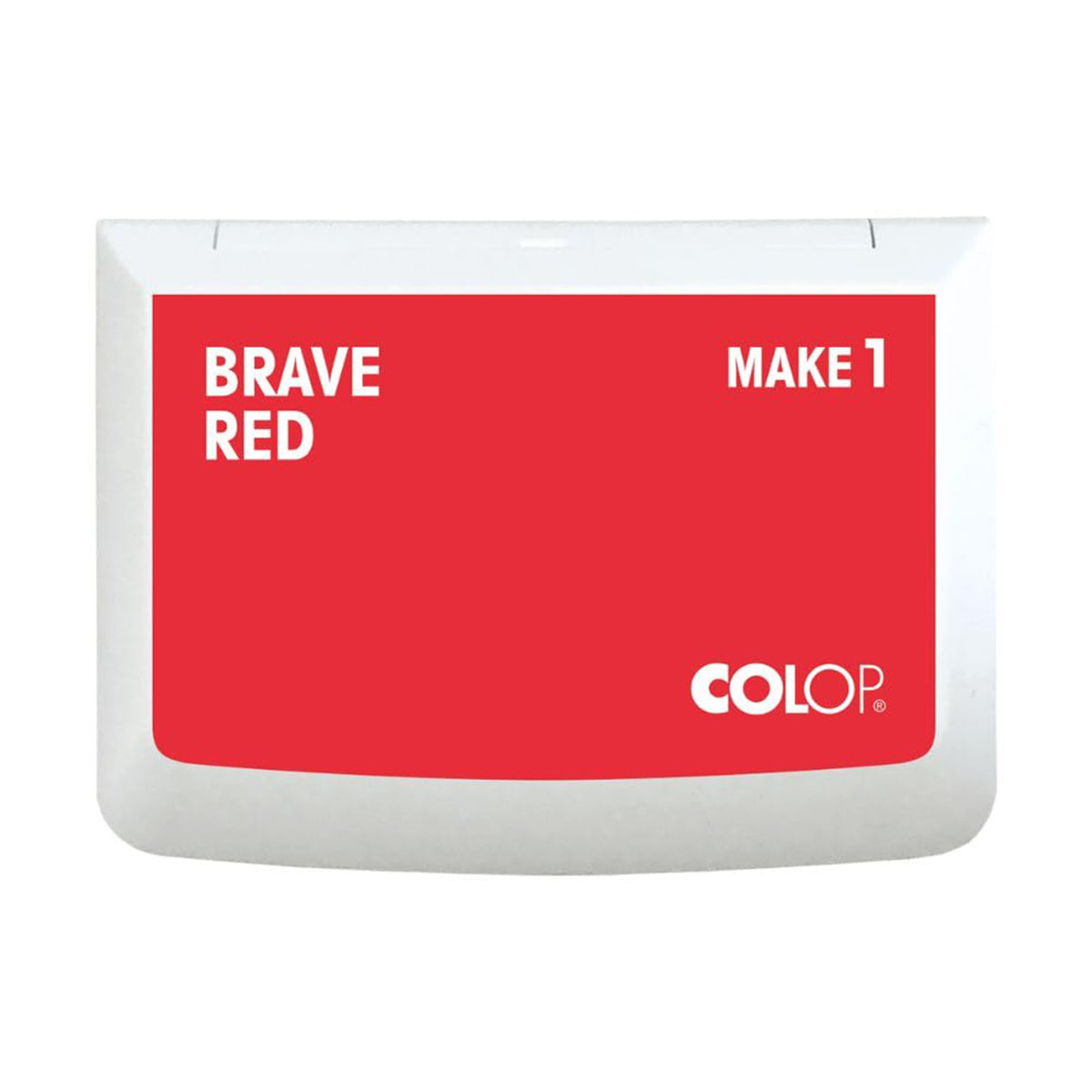 PRM INK PAD STD 3.5X2 BRAVE RED