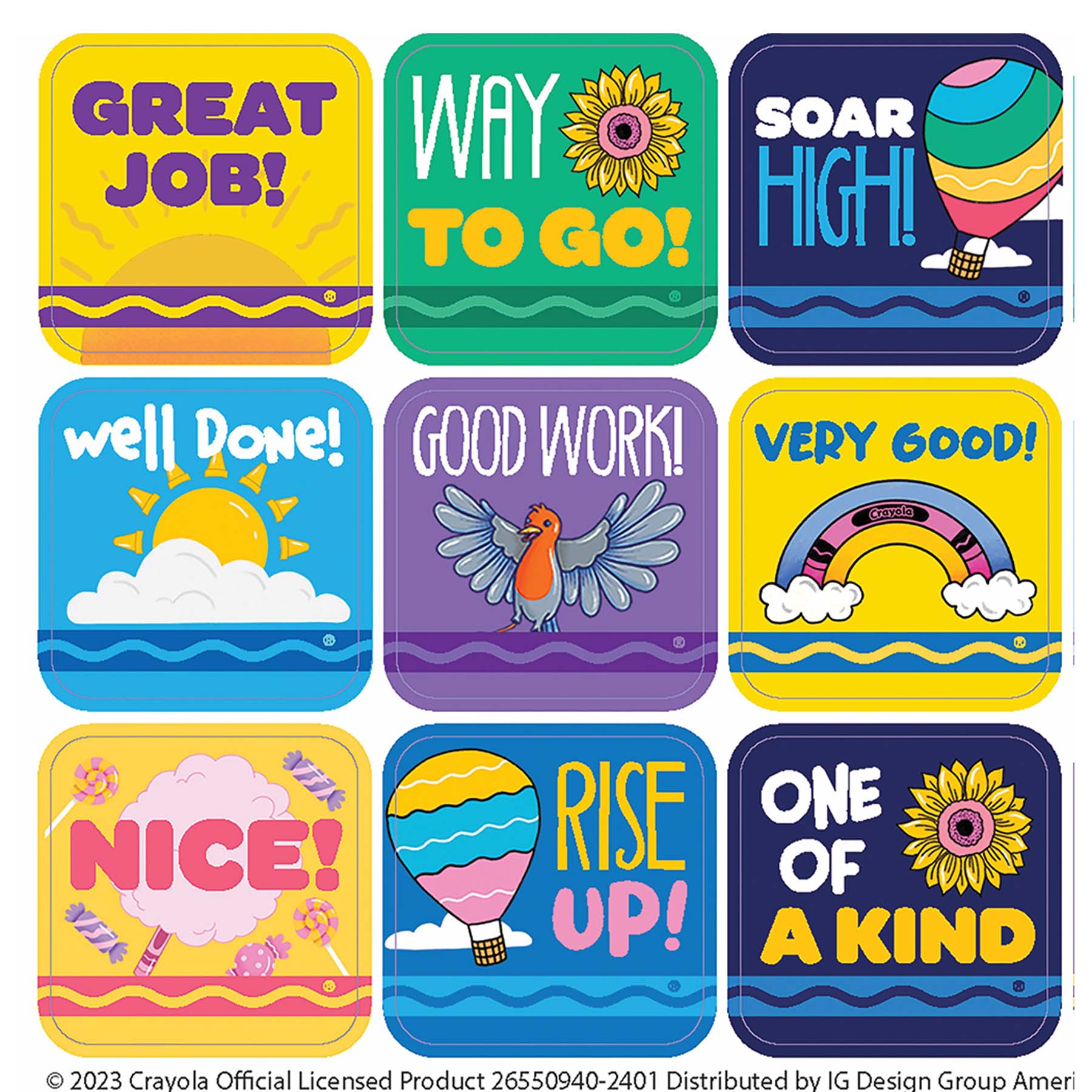 Crayola® Colors of Kindness Theme Stickers, Pack of 120