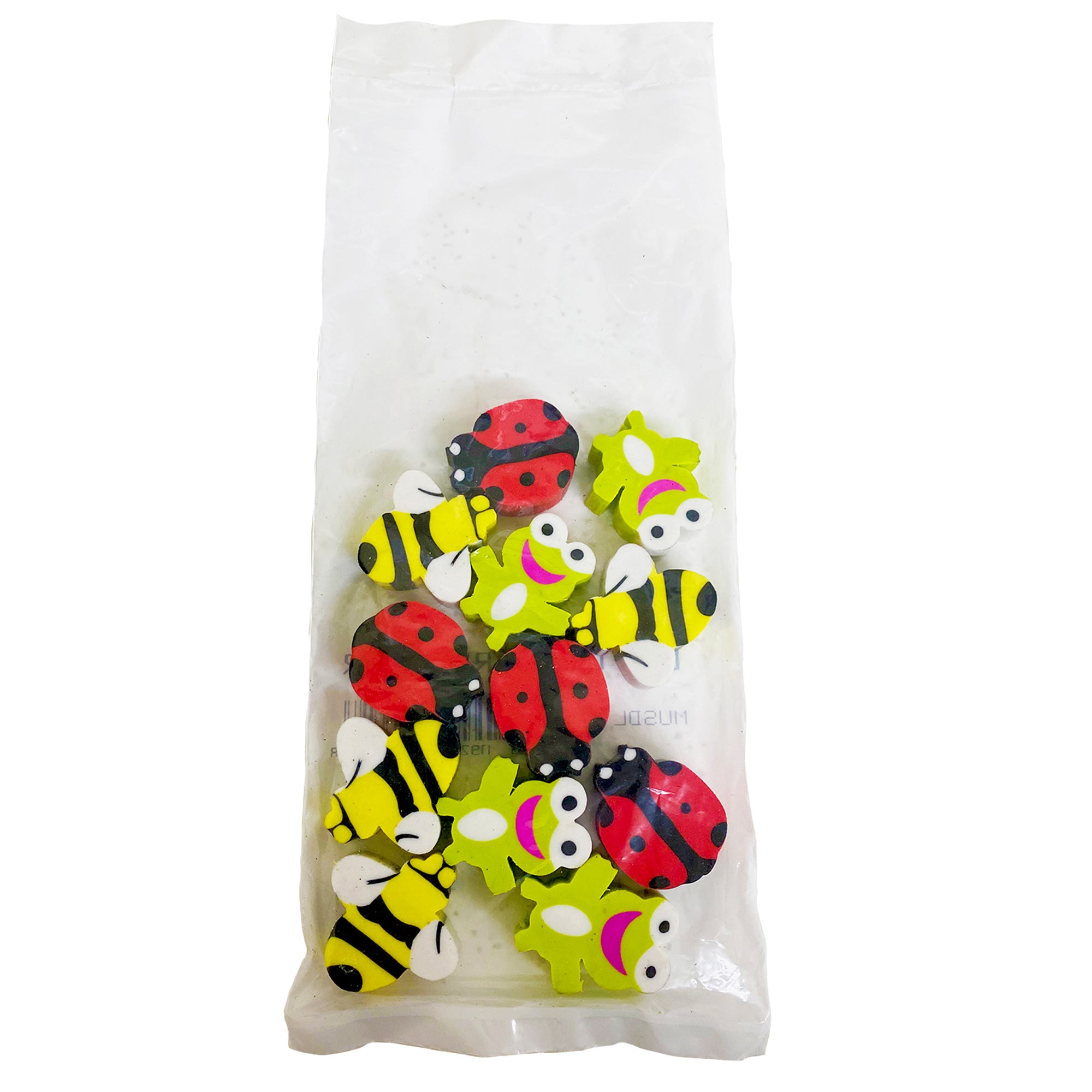 Lil Critters Pencil Topper Erasers, Pack of 12