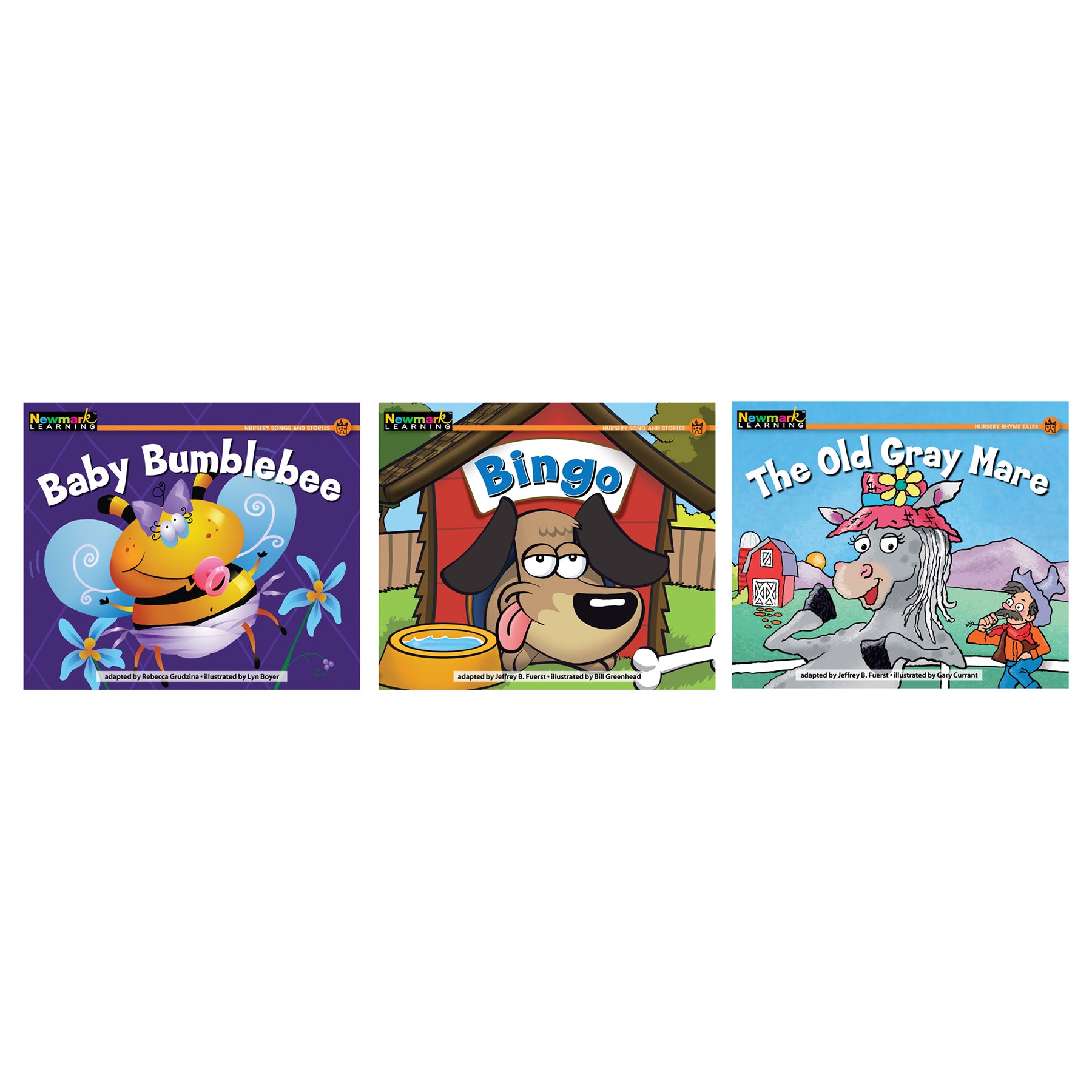 Rising Readers Leveled Book, Nursery Rhyme Songs & Stories, Set of 12