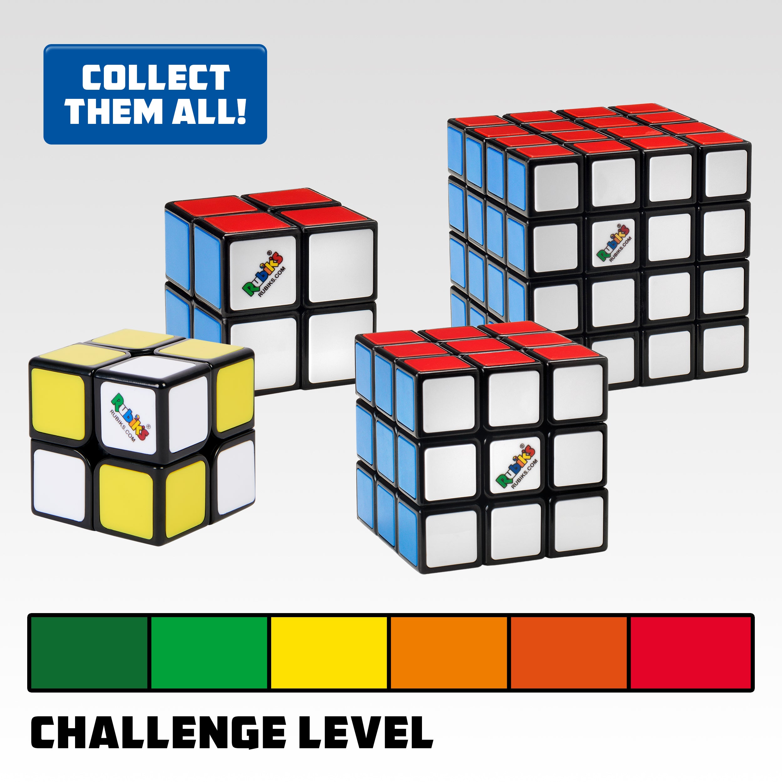 Rubik’s Cube, Connector Snake, Two-Pack Cubes 3D Puzzle Game Stress Relief Fidget Toy, Classic Color-Matching Puzzle, Problem-Solving Brain Teaser, for Adults, Teens, Kids Ages 8 & Up