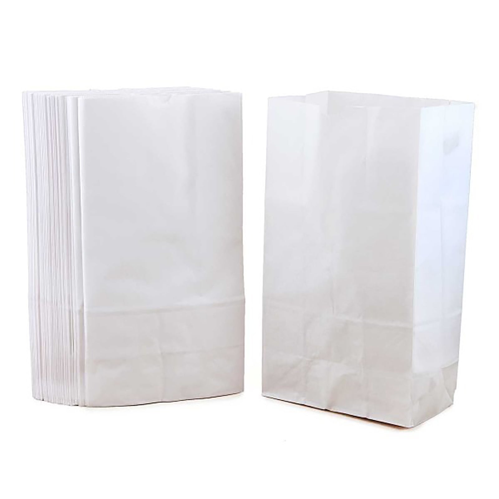 Paper Bags Size #6 - 100 per pkg, White