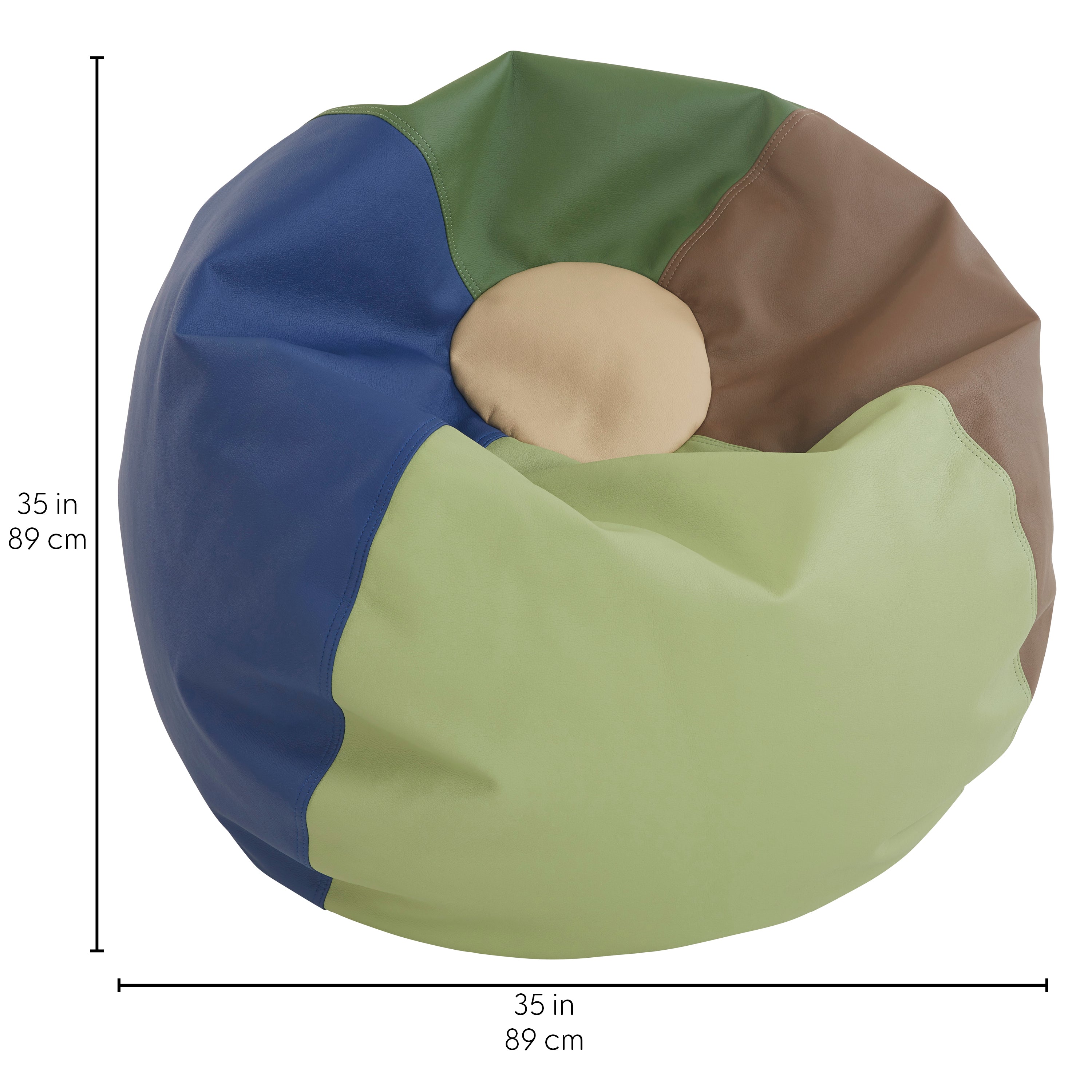 SoftScape Classic 35" Standard Bean Bag - Earthtone