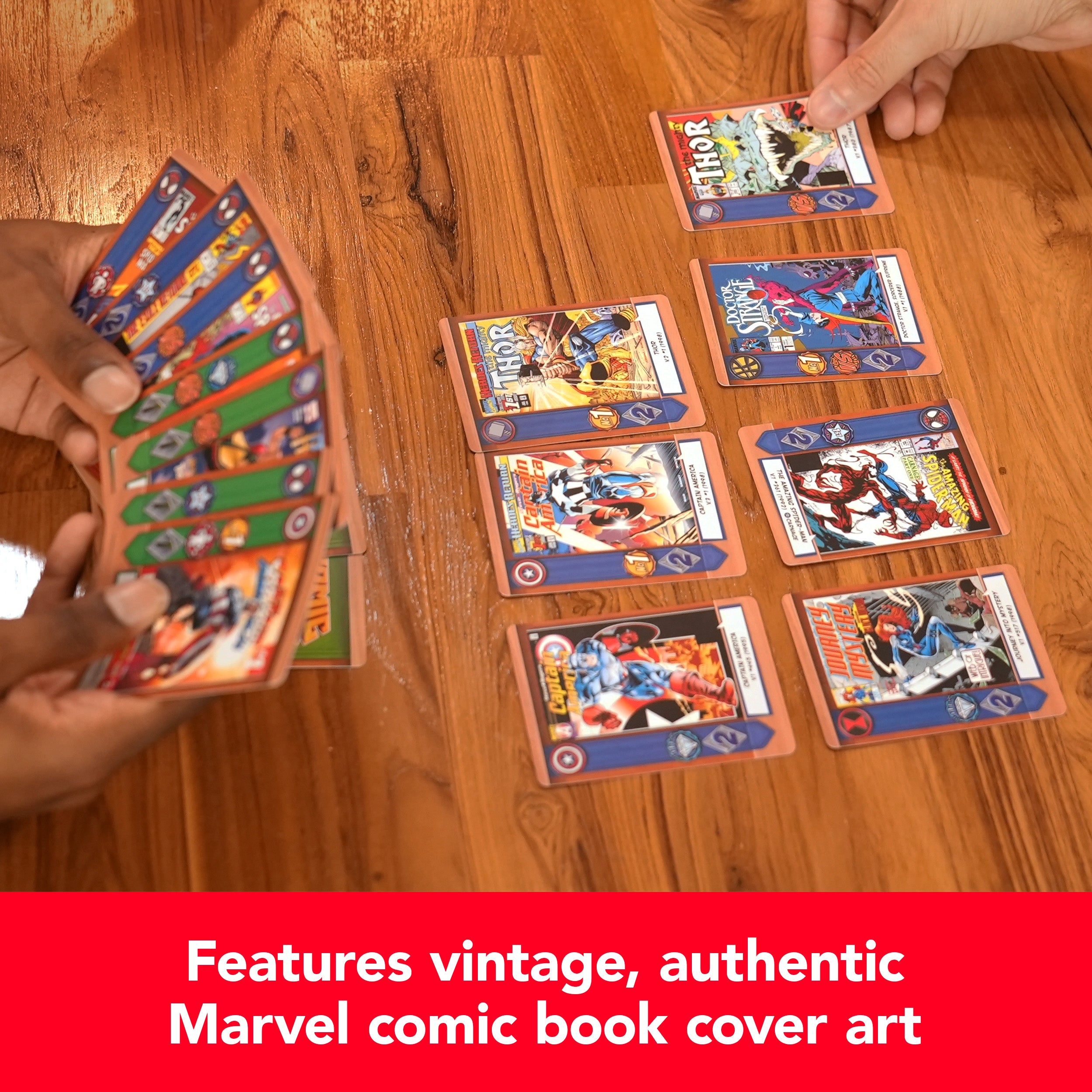 Spin Master Games, Marvel Comic Hunters, Comic Collecting Strategy Card Game for Fans of Marvel Rivals & Action Movies, 1-4 Players, for Ages 14 & Up