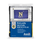 3X5 FT NYL-GLO NAVY N FLAG