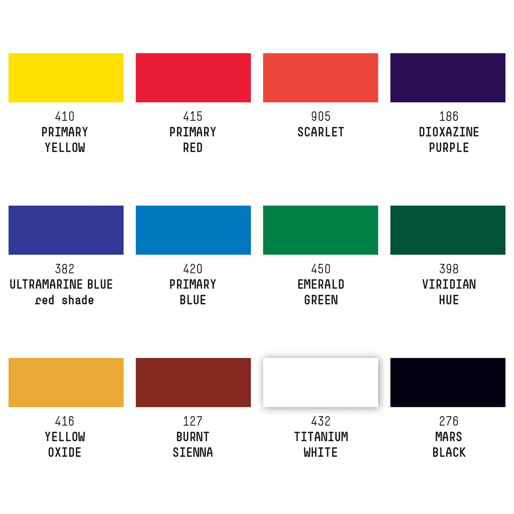 Acrylic Gouache - 12 x 22ml Set - Essentials