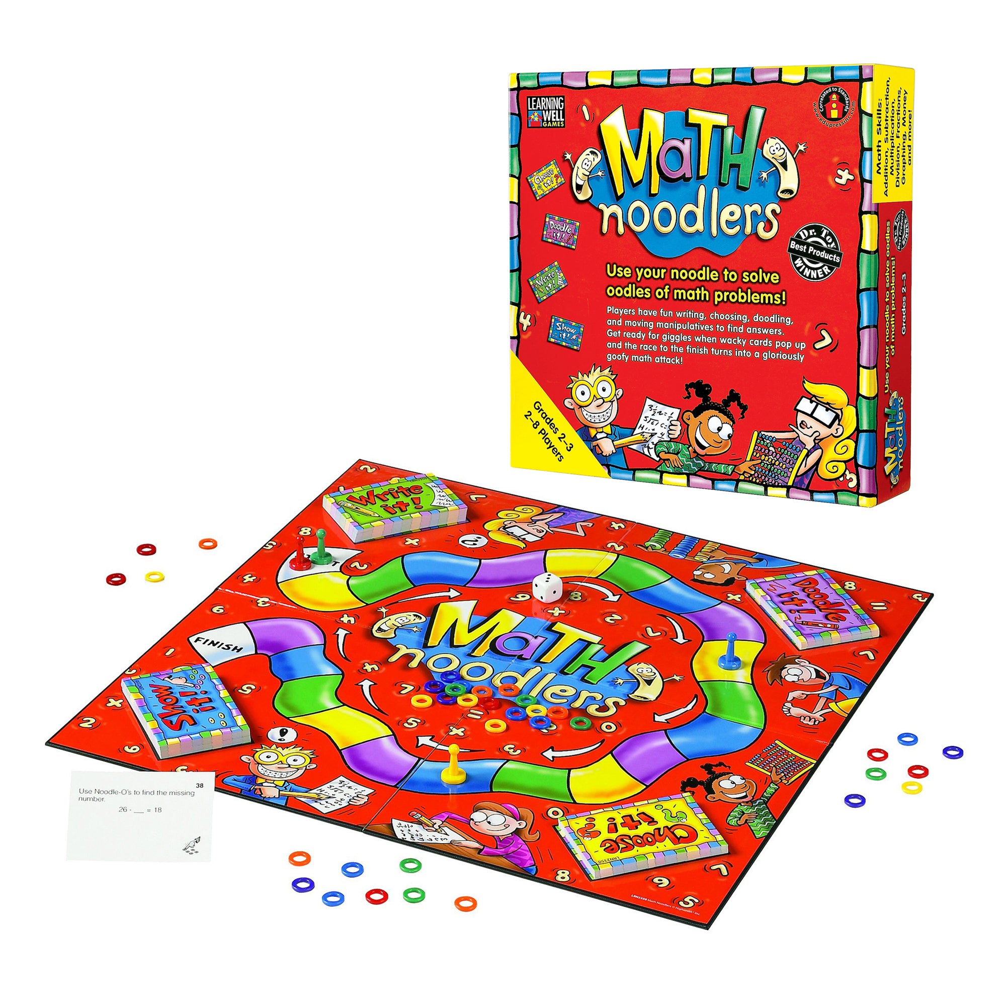 Math Noodlers Game, Grades 2-3