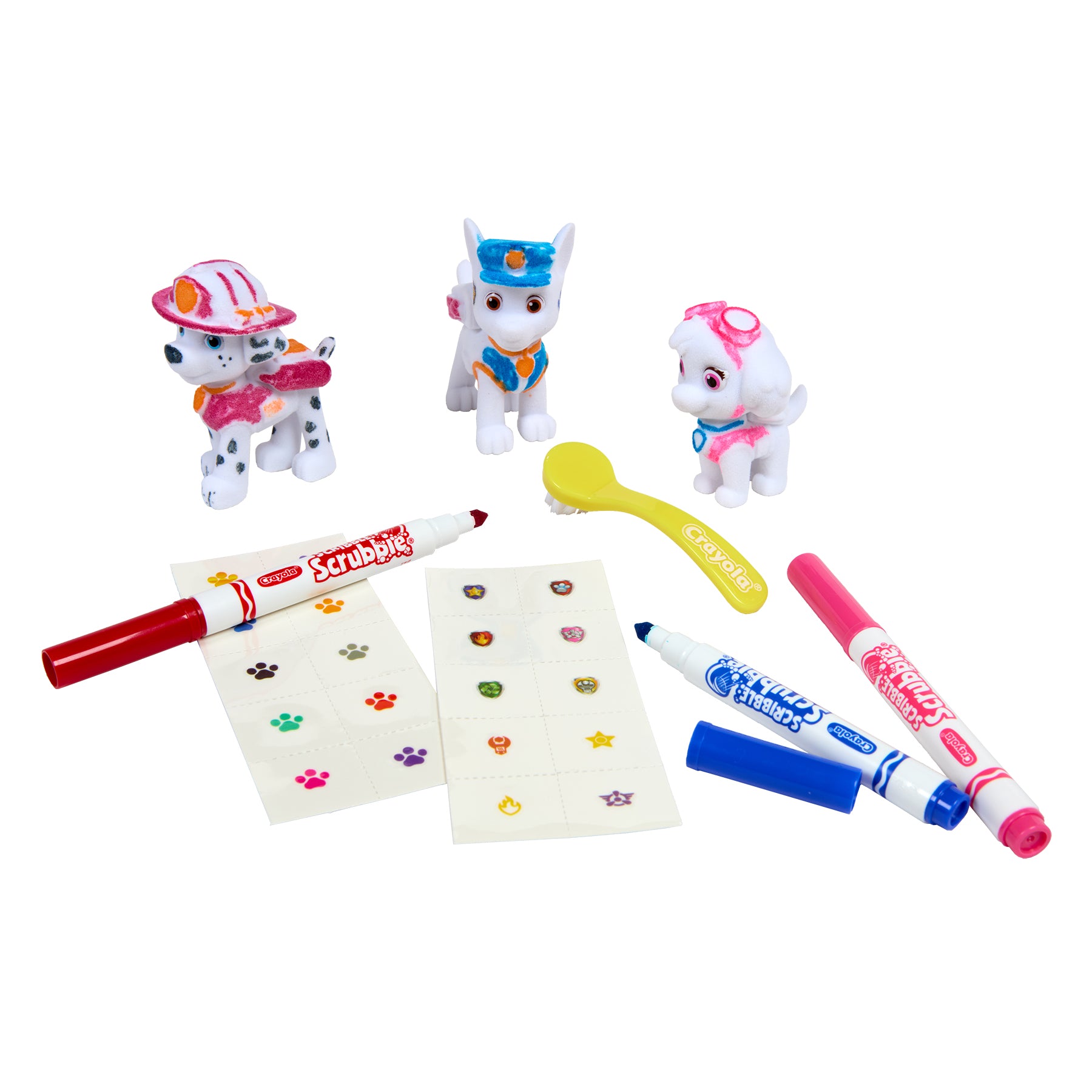 Scribble Scrubbie Paw Patrol 3 Count Deluxe Set