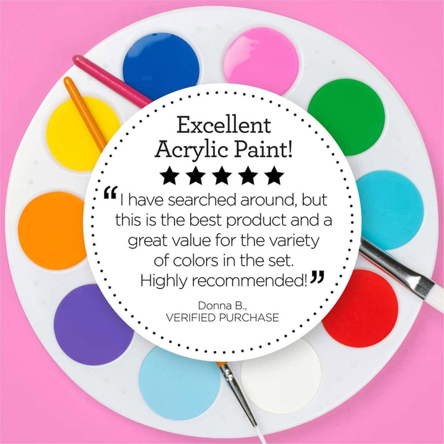 Acrylic Paint Matte, 16oz., Pewter Gray