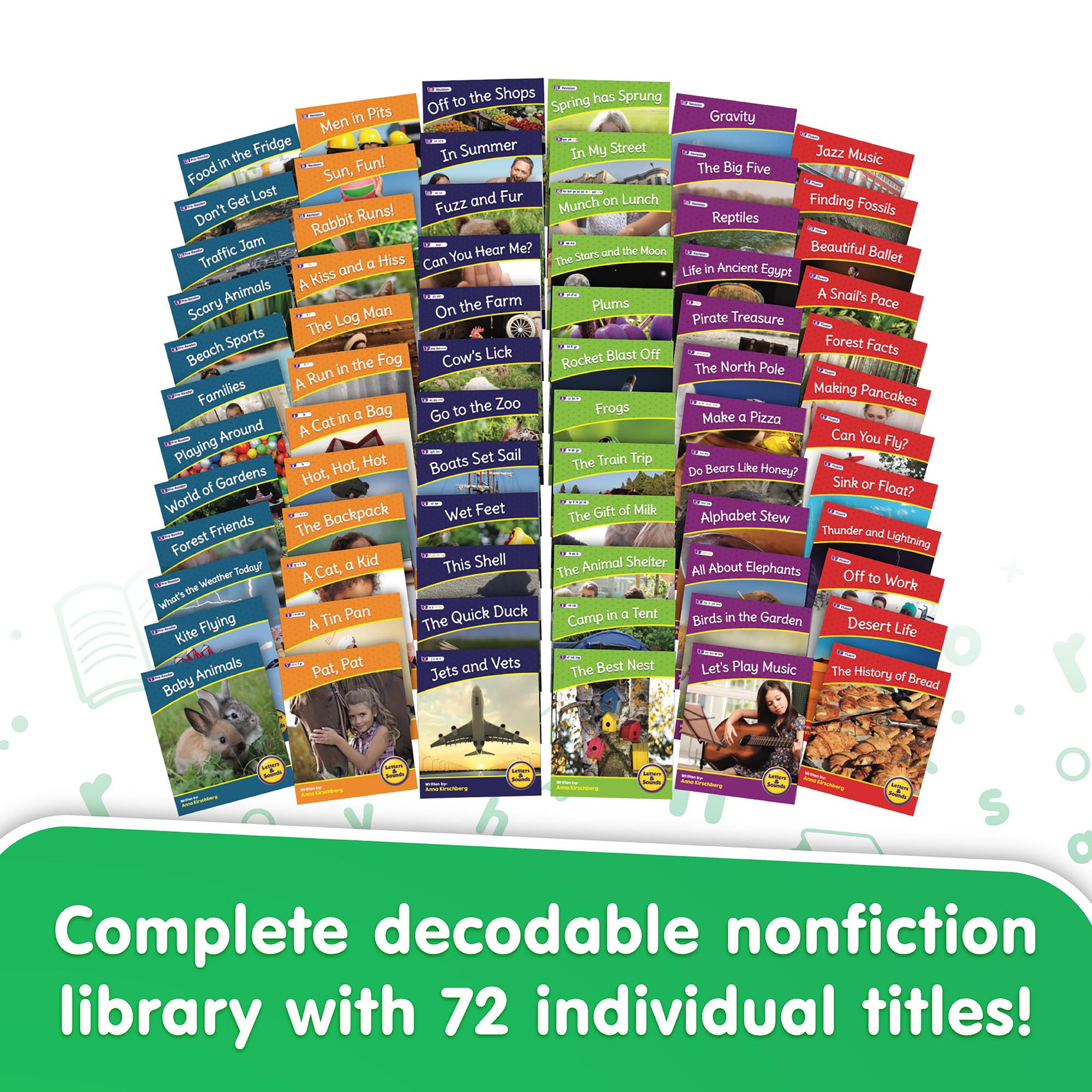 Letters & Sounds Non-Fiction Decodables Boxed Set, Set 2