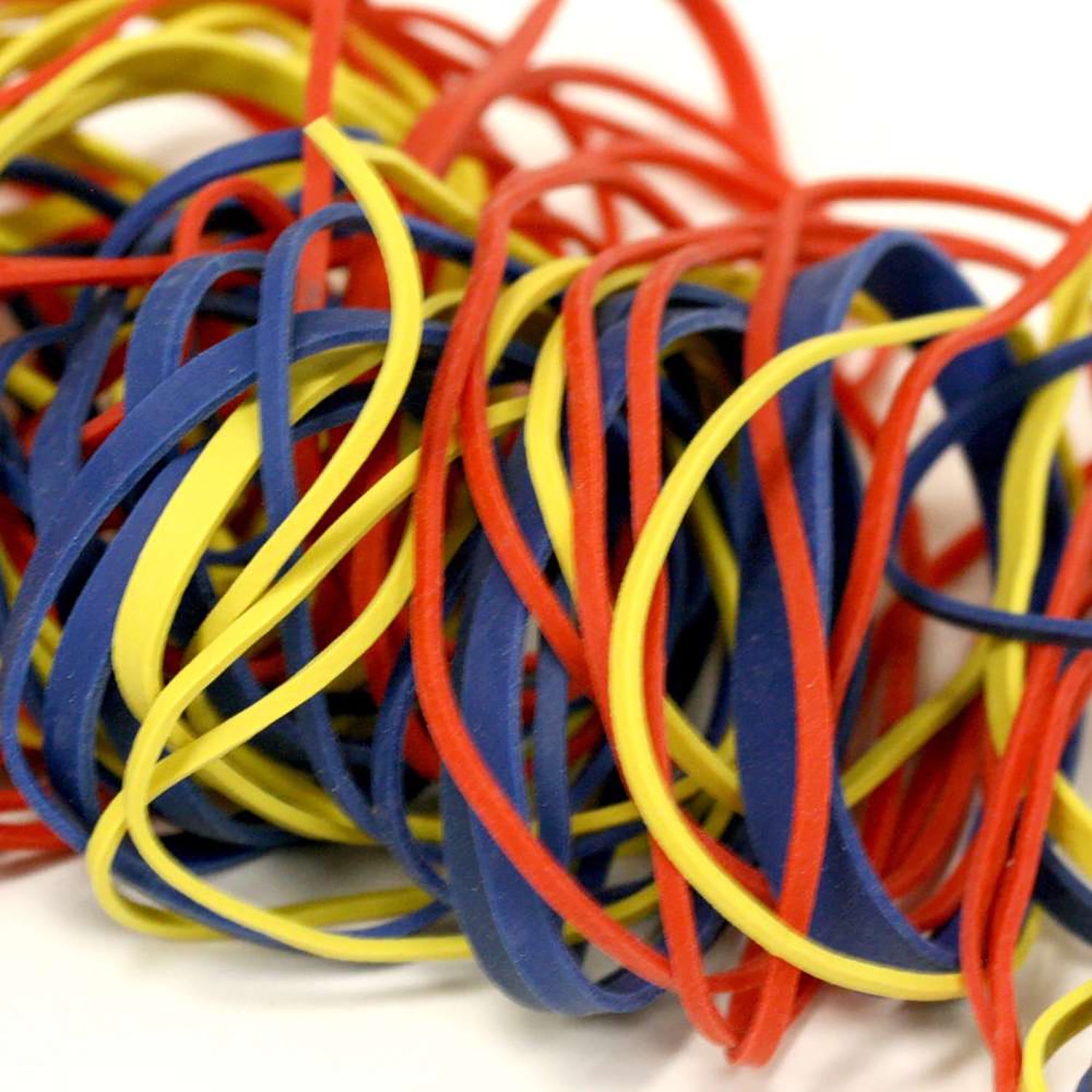 Rubber Bands, 2oz./56.70g, Assorted Sizes & Colors