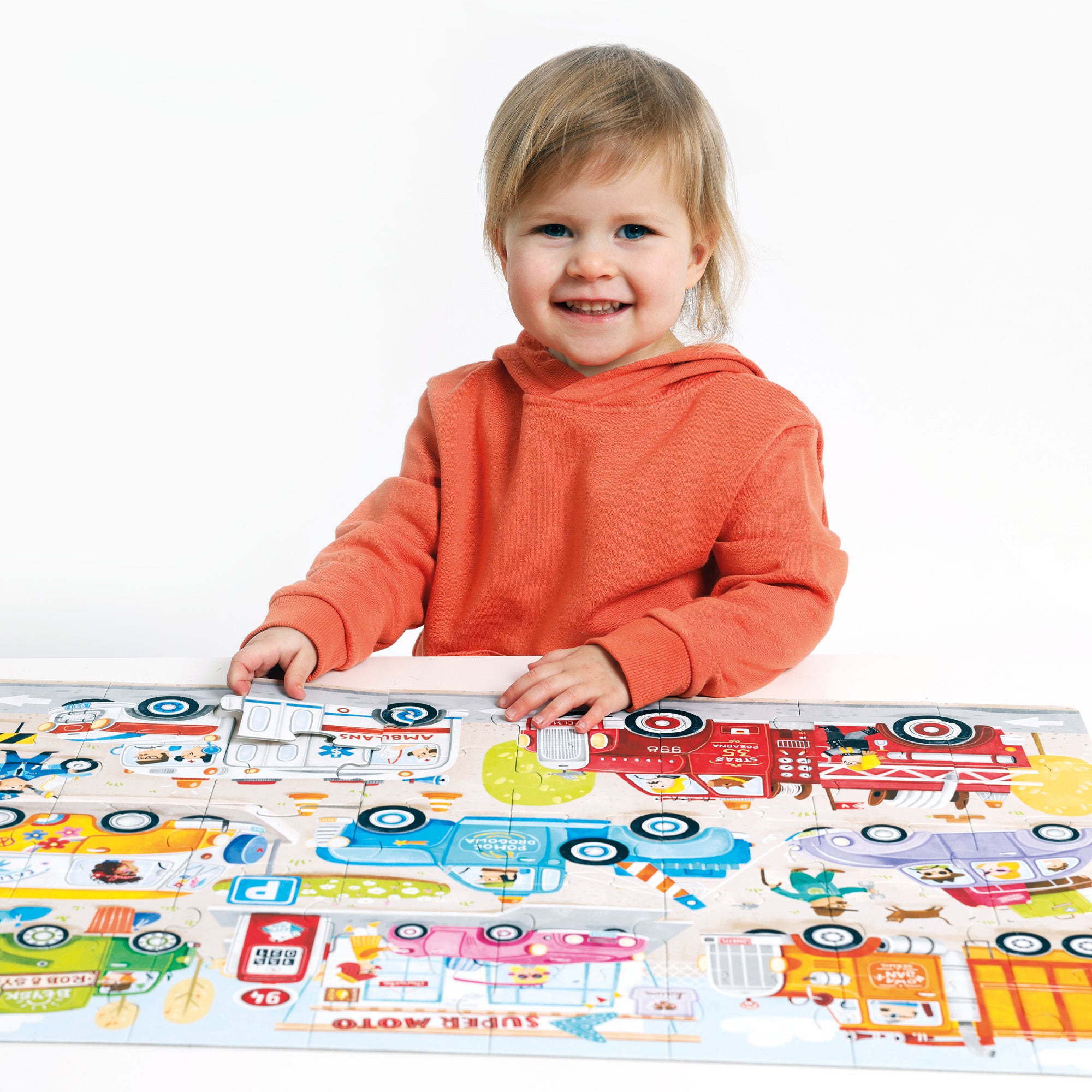 Moto Jumbo Puzzle Cars, 3+ Years
