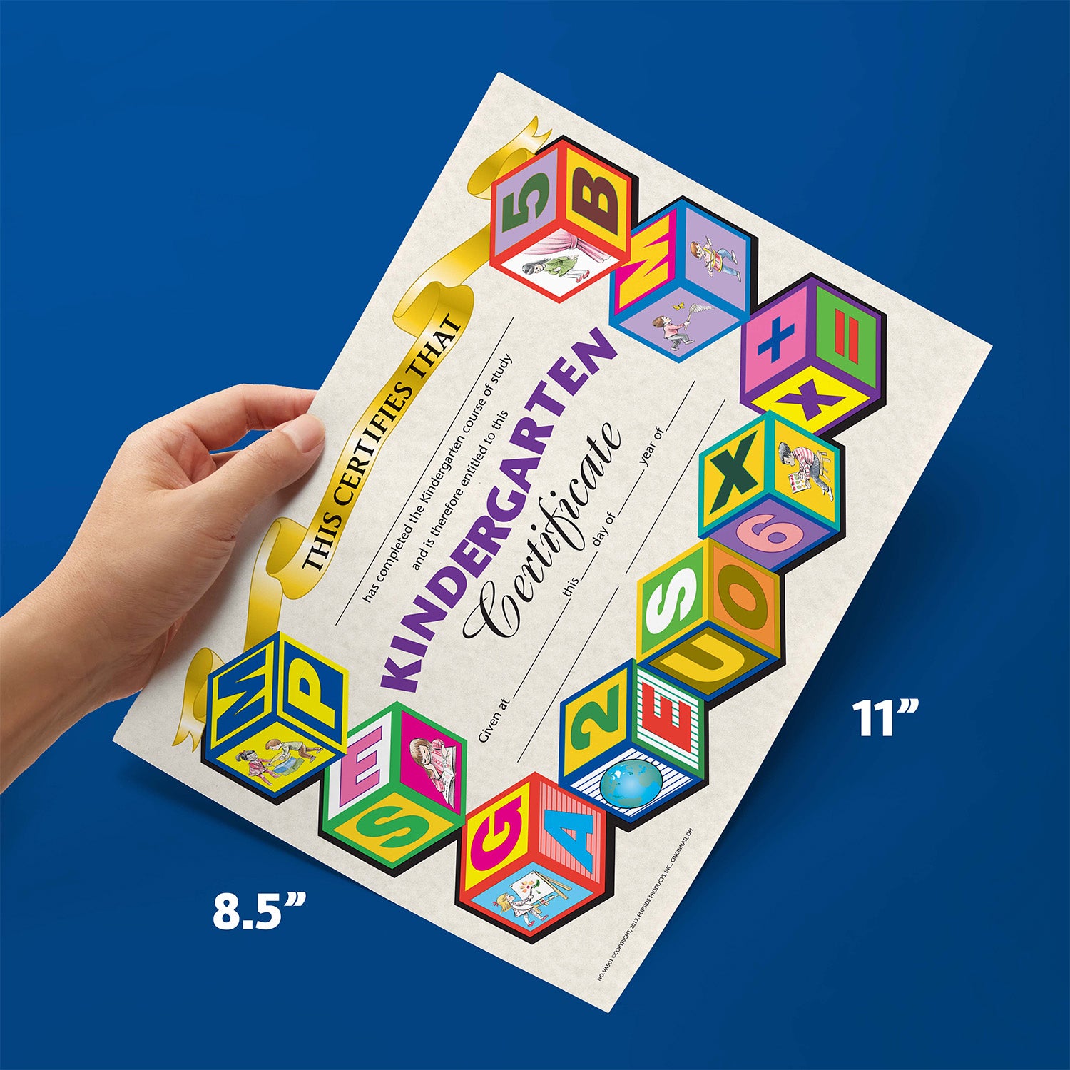 Kindergarten Certificate, 8.5" x 11", Pack of 30