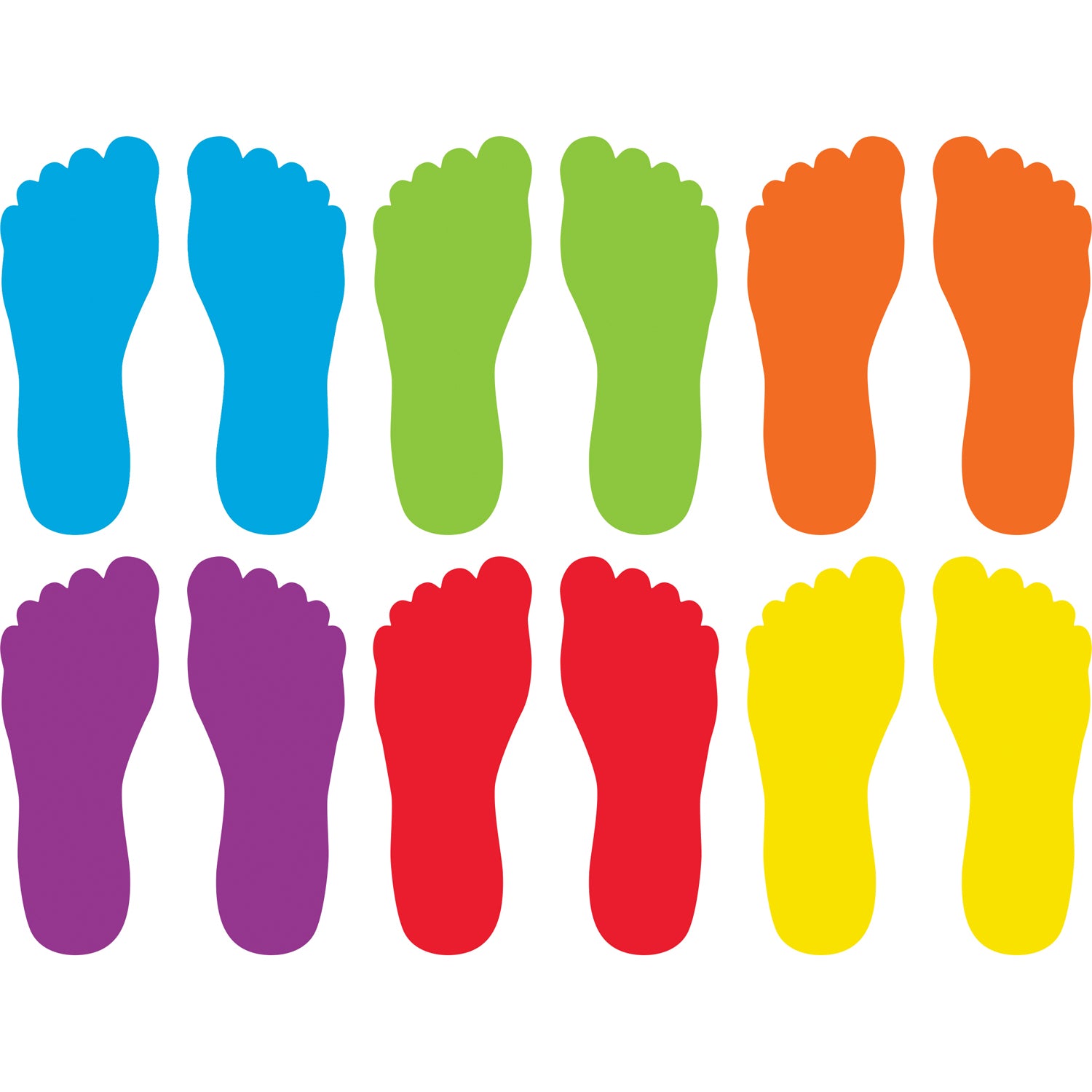 Spot On® Carpet Markers Footprints - 7"