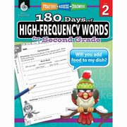 180 Days of High-Frequency Words for Second Grade
