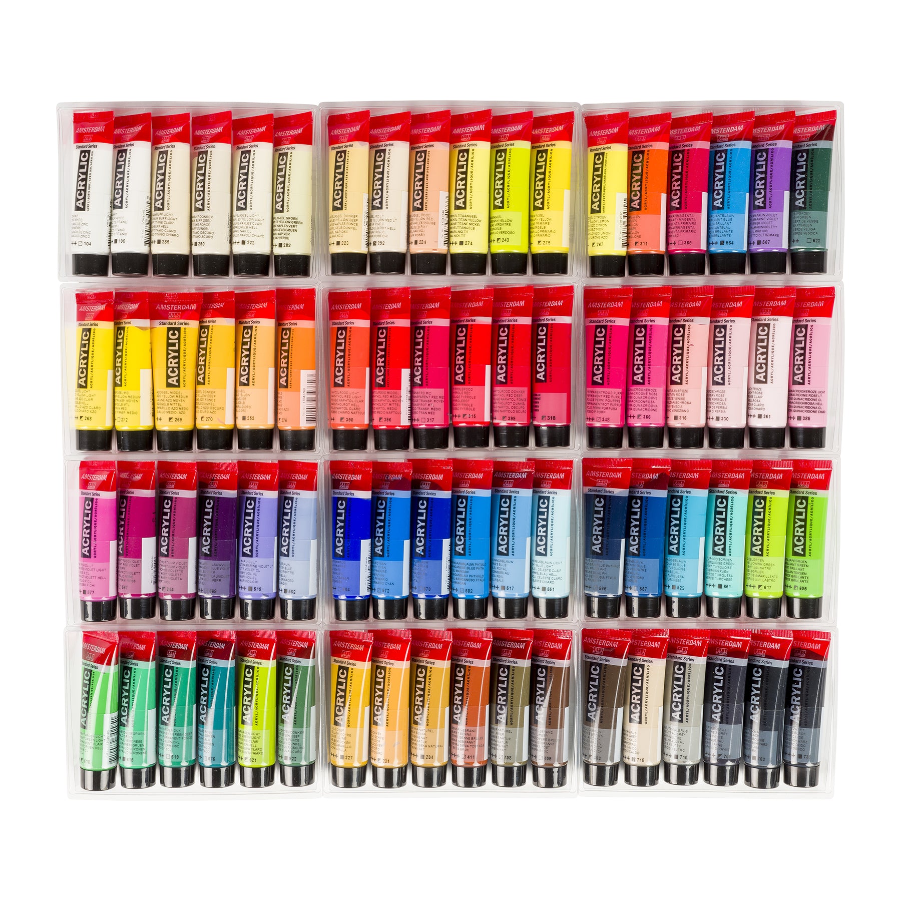 Standard Acrylic General Set, 72 x 20mL