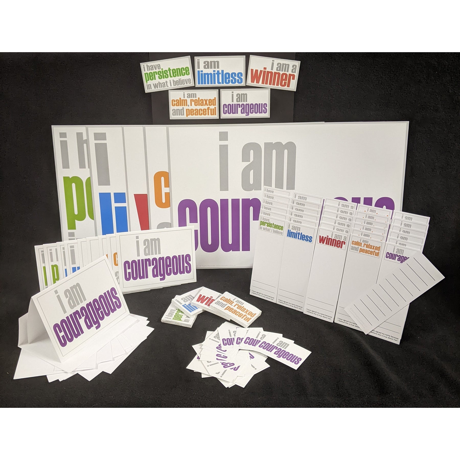 Hopefulness Ultra Booster Set, Posters, Magnets, Notes, Page Keepers, Note Cards, 150 Pieces